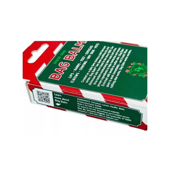 Bag Balm Christmas 4 Pack Vermont Original Skin Moisturizer Hands Lips Feet Gift - Picture 11 of 12